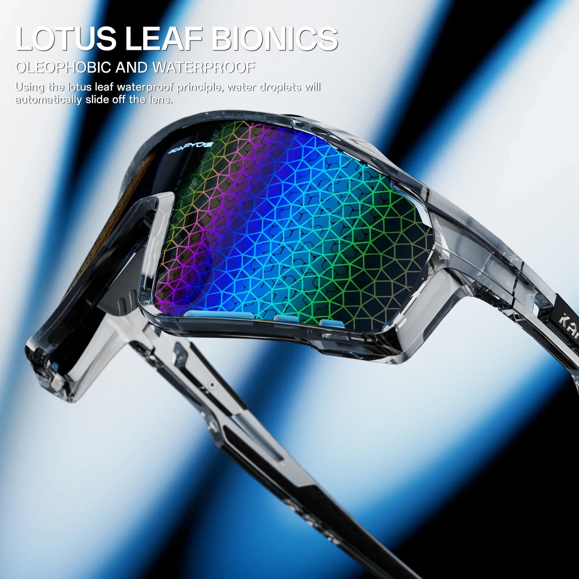 KAPVOE lunettes de soleil de cyclisme en plein air vtt Sports de route lunettes de soleil de vélo lu