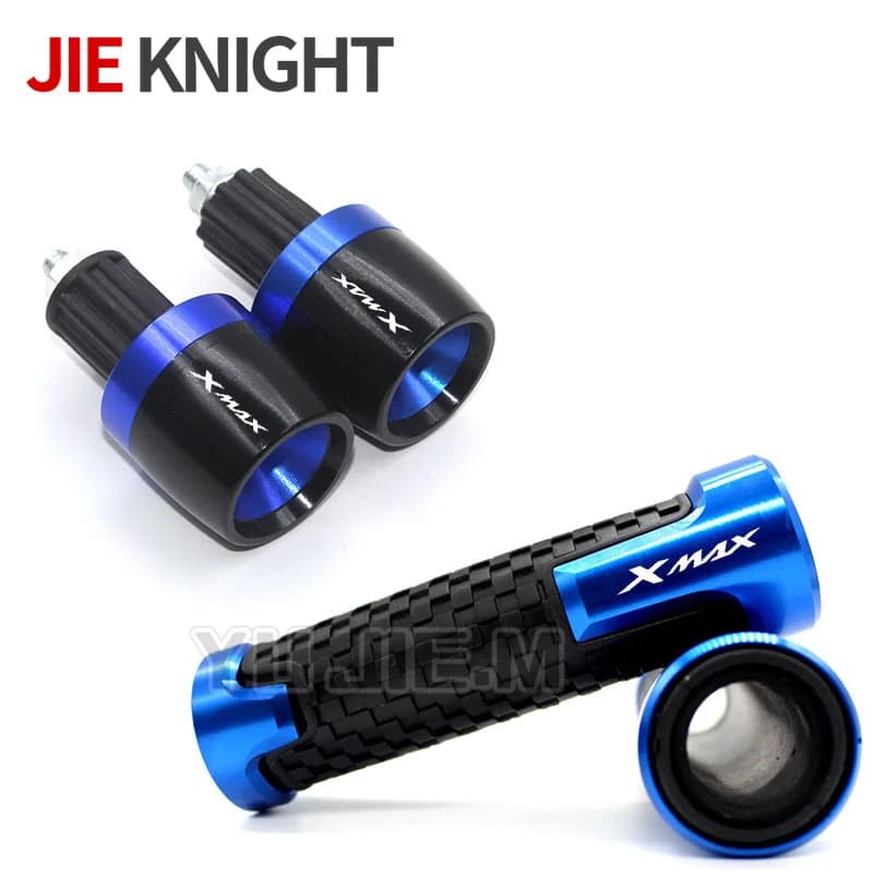 Poignées de Guidon de Moto XMAX 7/8 Pouces, 22mm, Bouchon d'Extrémité pour Xmax 125 250 300 400 2013