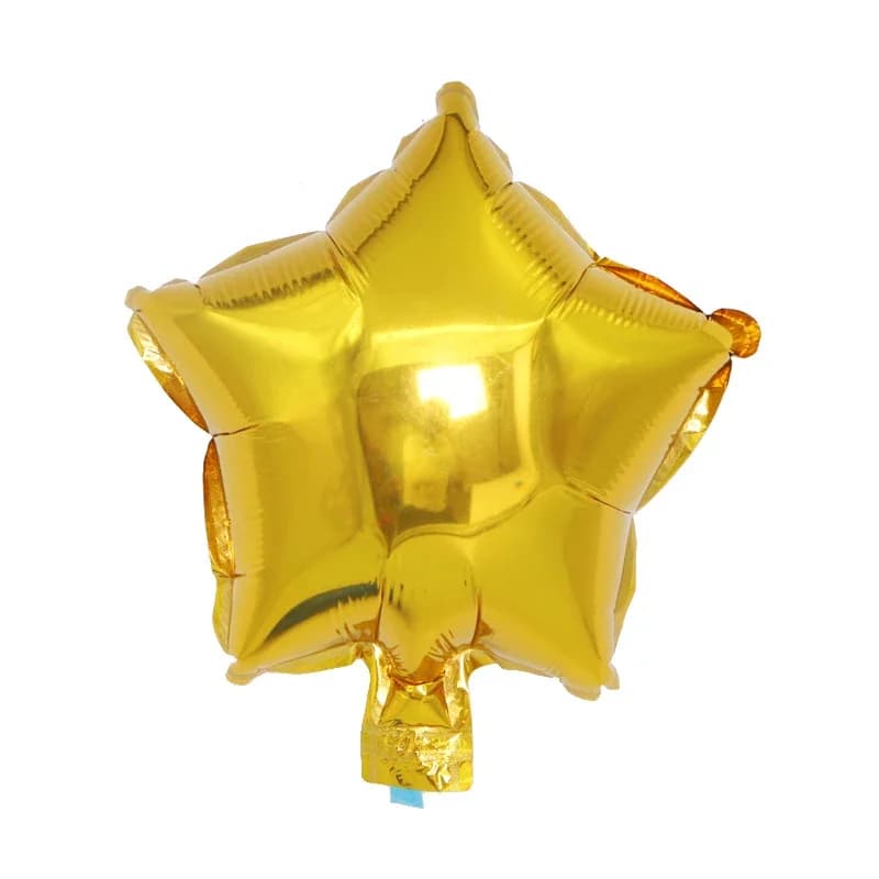 10 pièces 10 pouces or rose argent feuille étoile ballon anniversaire mariage fête de noël décor béb