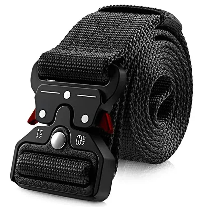 Véritable ceinture tactique à dégagement rapide, ceinture militaire d'extérieur en Nylon véritable s