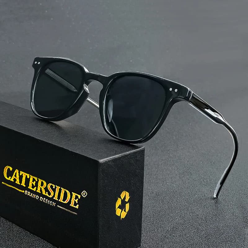 CATERSIDE lunettes de soleil rondes rétro hommes Punk marque de mode Design lunettes de soleil femme