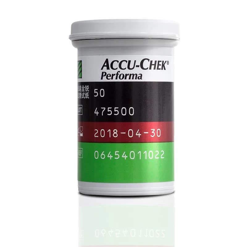 Bandelettes de test de glycémie Rocheoper Accu Chek Performa 50 pièces (sans boîte) 100 pièces (sans