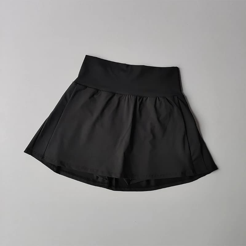 Jupe courte de sport taille haute, nouveau Short doublé Cool et Anti-éblouissement pour femmes, jupe