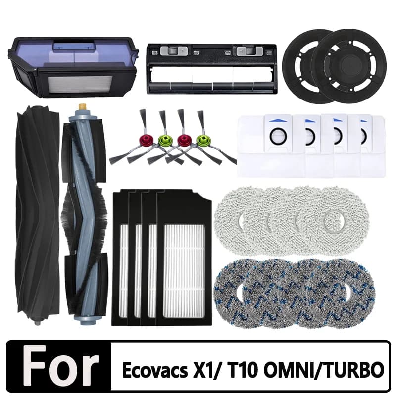 Accessoires pour aspirateur Robot Ecovacs Deebot T10 / X1 OMNI / TURBO, pièces pour aspirateur Robot