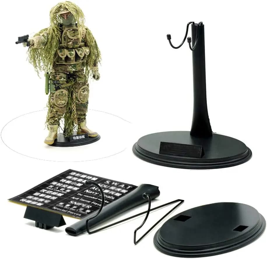 Support de figurine d'action, 5 pièces, échelle 1/6, support de modèle 12 pouces, Base de Support no