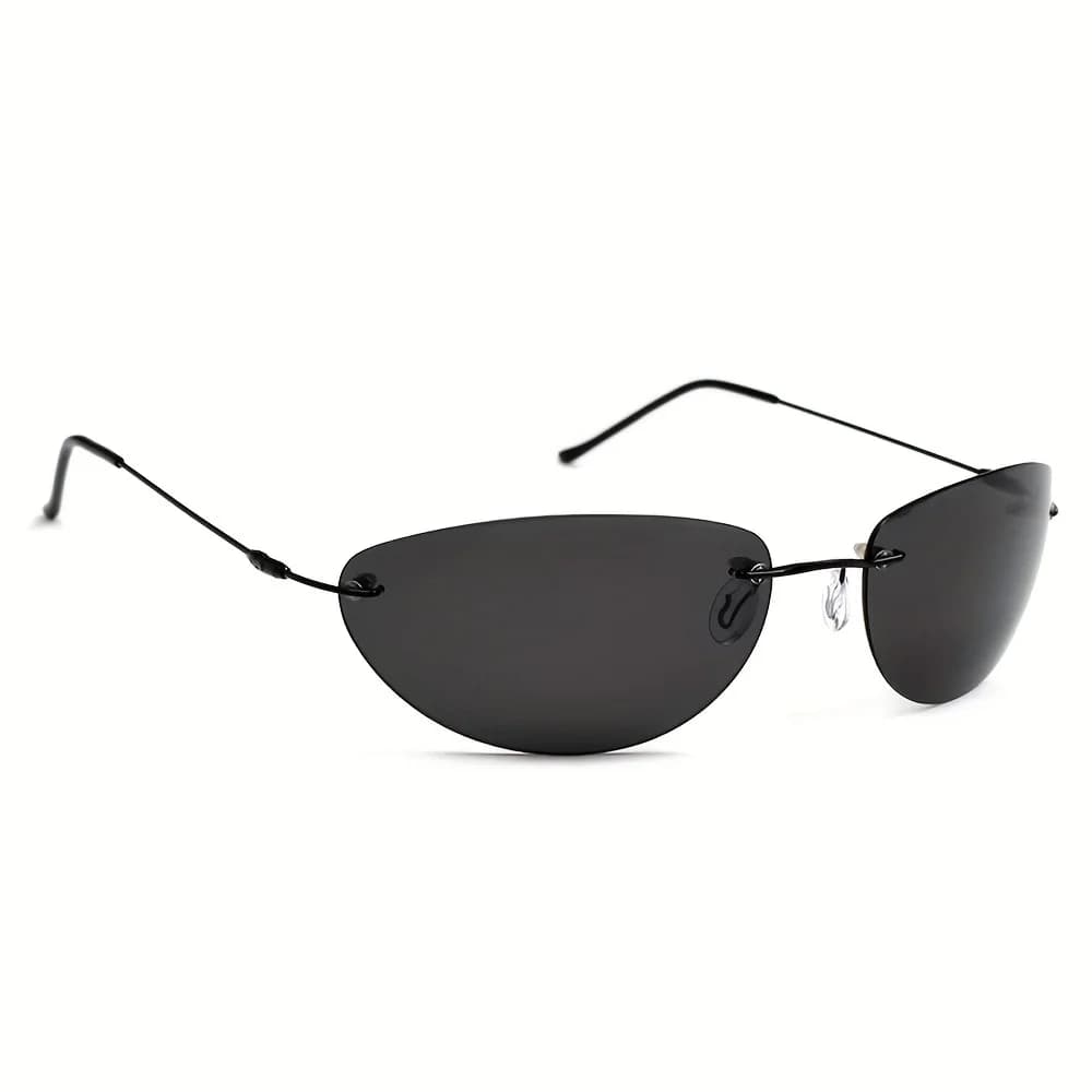 Mise à niveau Cool Matrix Smith Style lunettes De soleil polarisées ultralégères sans monture hommes