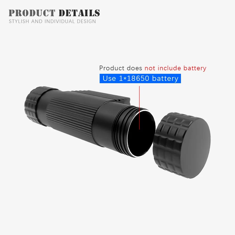 SOLOLANDOR Mini lampe frontale LED Type C USB 18650 phare rouge vert 395nm UV bleu jaune lampe front