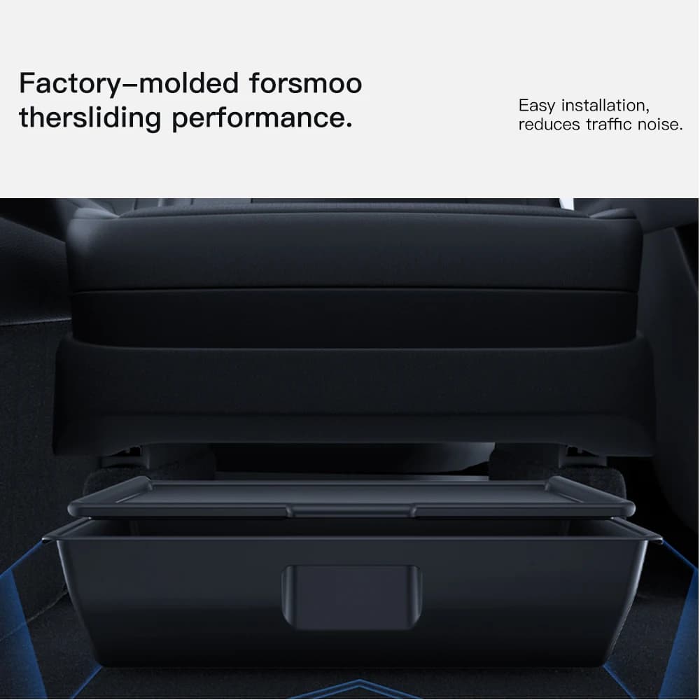 YZ Pour Tesla Model Y Juniper 2025-2026 Boîte de rangement sous siège, accessoires intérieurs de voi