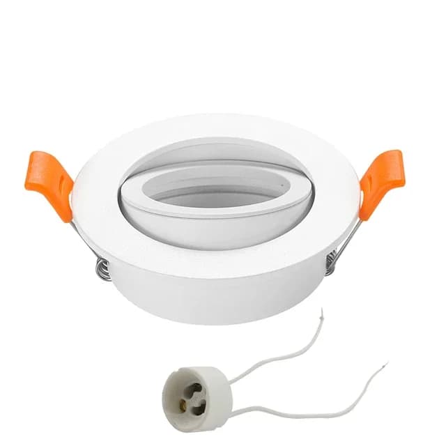 Moderne en aluminium rond GU10 MR16 réglable Spot luminaire LED Downlight plafond Spot cadre intérie