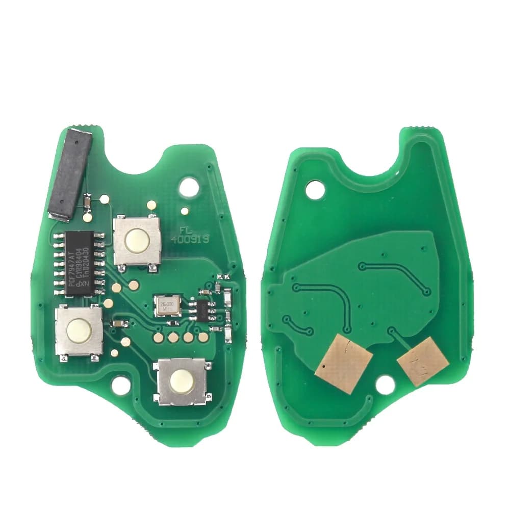 Clé à distance KEYYOU 2 boutons pour Renault Duster Modus Clio 3 Twingo DACIA Logan Sandero Kangoo 4