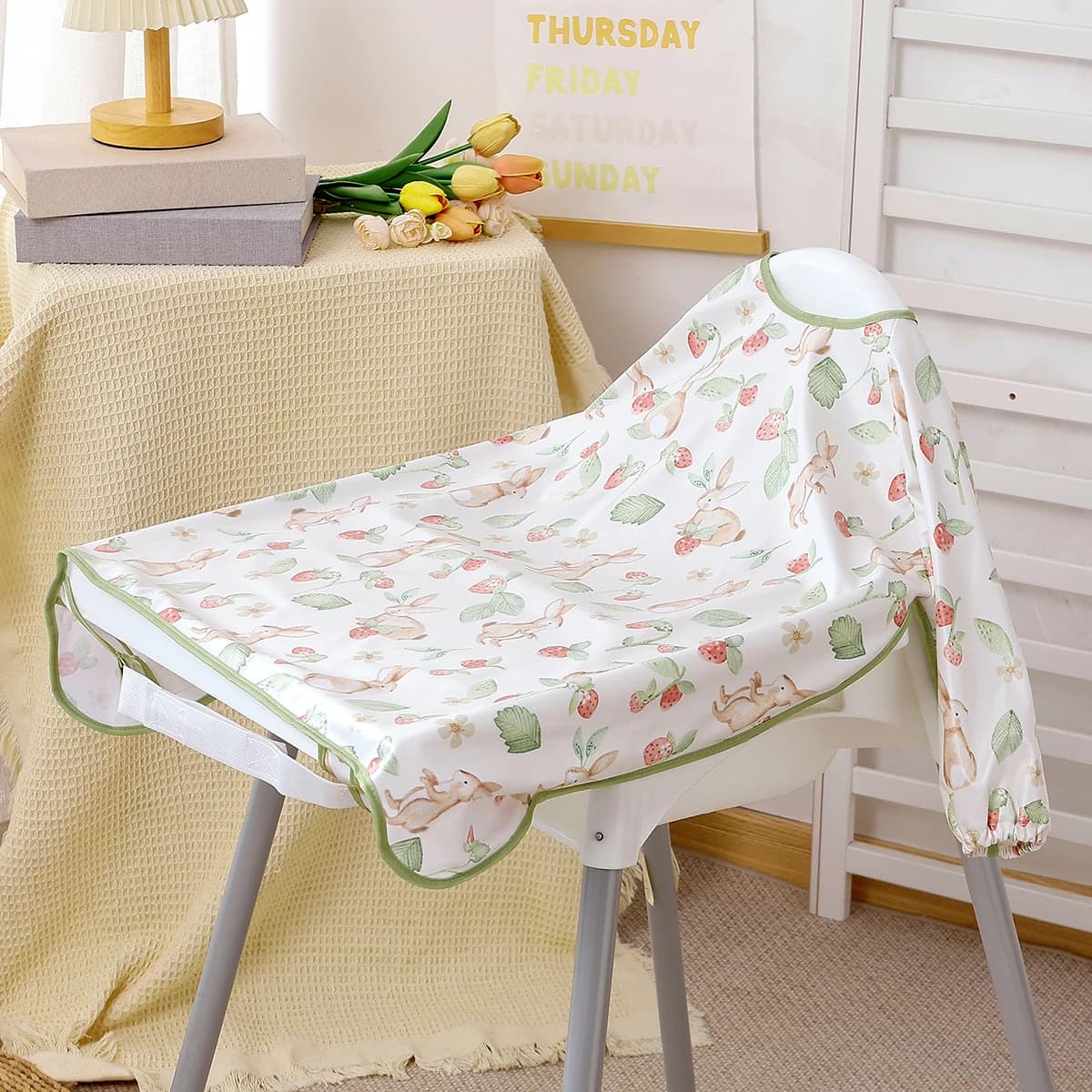 Elinfant – bavoirs imperméables à manches longues pour bébé, bavoirs d'alimentation et d'alimentatio