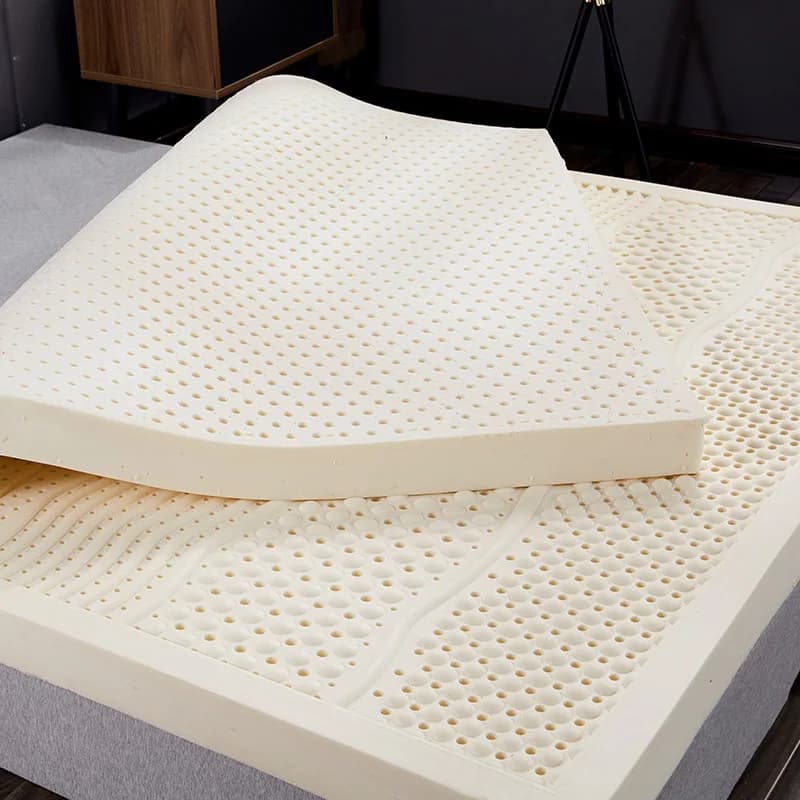 Matelas en latex naturel 100% thaïlandais, liquide, pour la maison, simple, double, avec housse, Kin