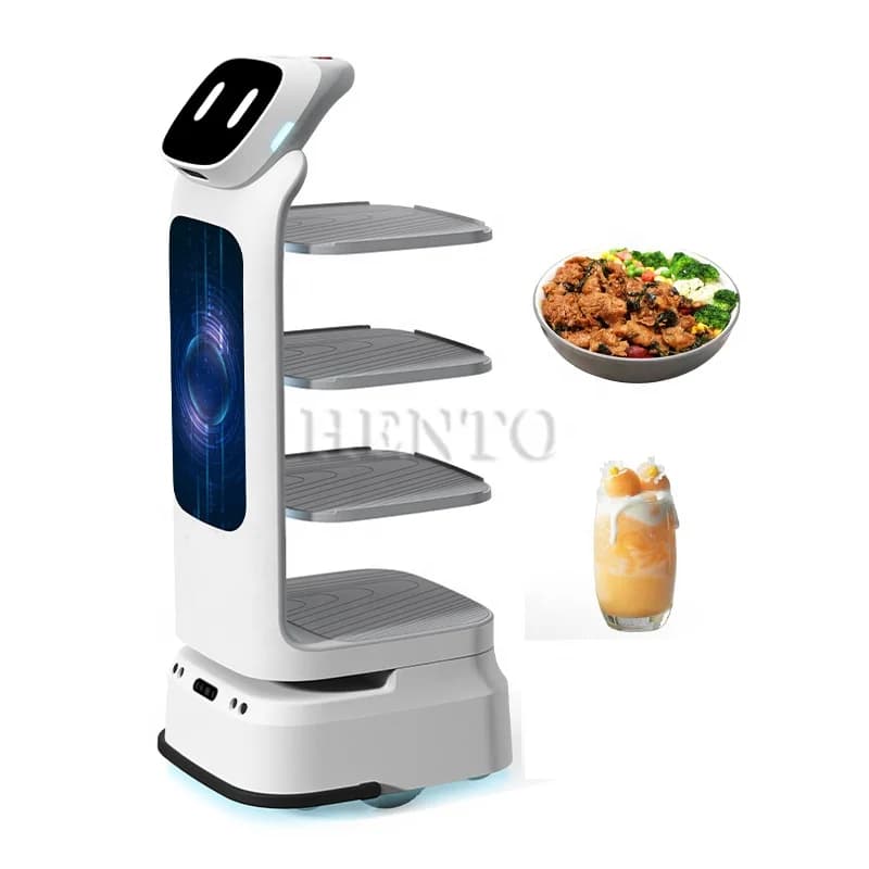 Robot de livraison de nourriture électrique intelligent personnalisé, fabriqué en Chine, prix fabric
