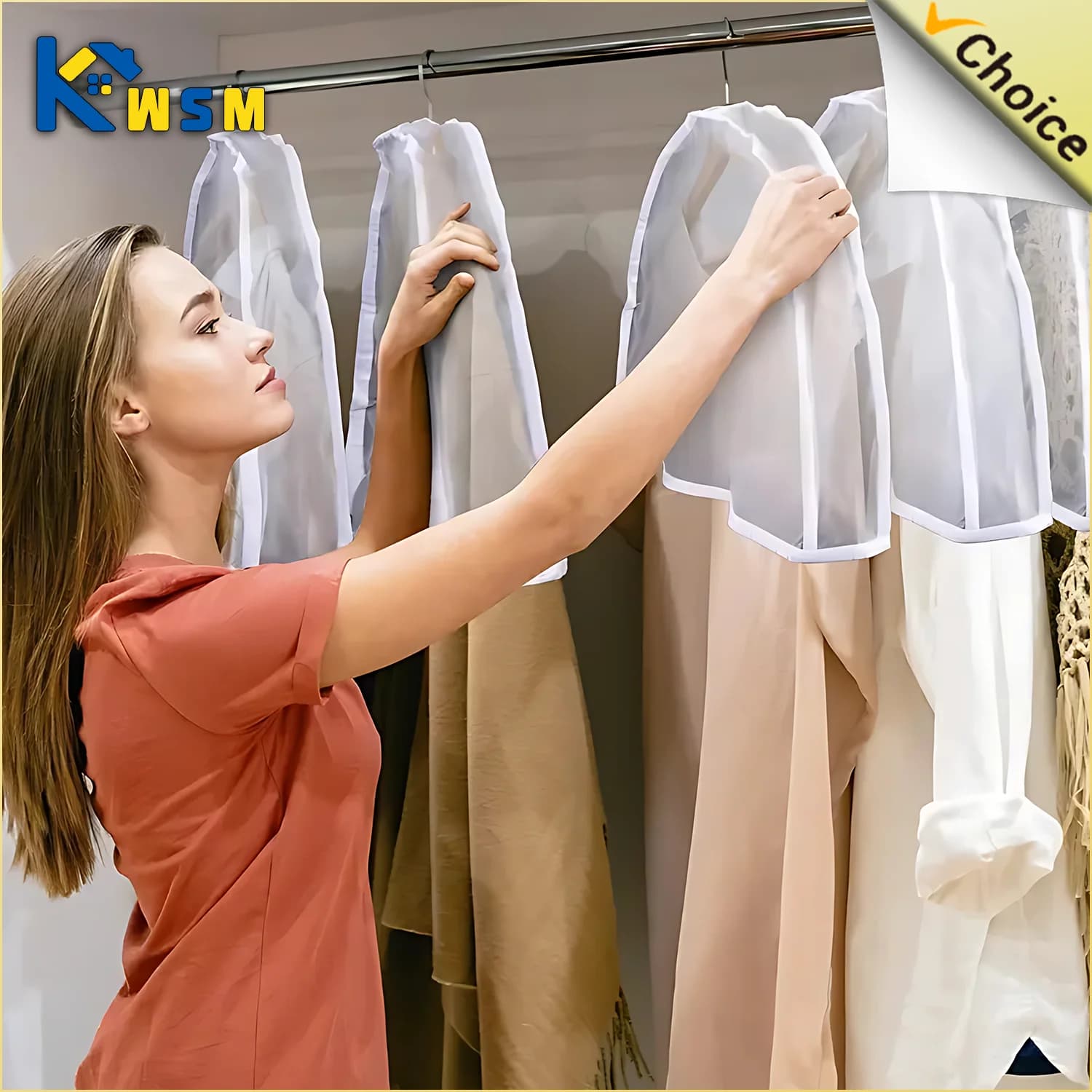 1-40 pièces Semi-paquet vêtements housse anti-poussière EVA imperméable Transparent costume manteau 