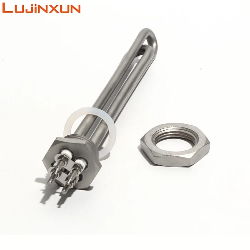 Lujinxun-Chauffe-eau solaire, radiateurs tubulaires, longueur 300mm, 600W, Chr25, 1 pouce, 152, DC 1