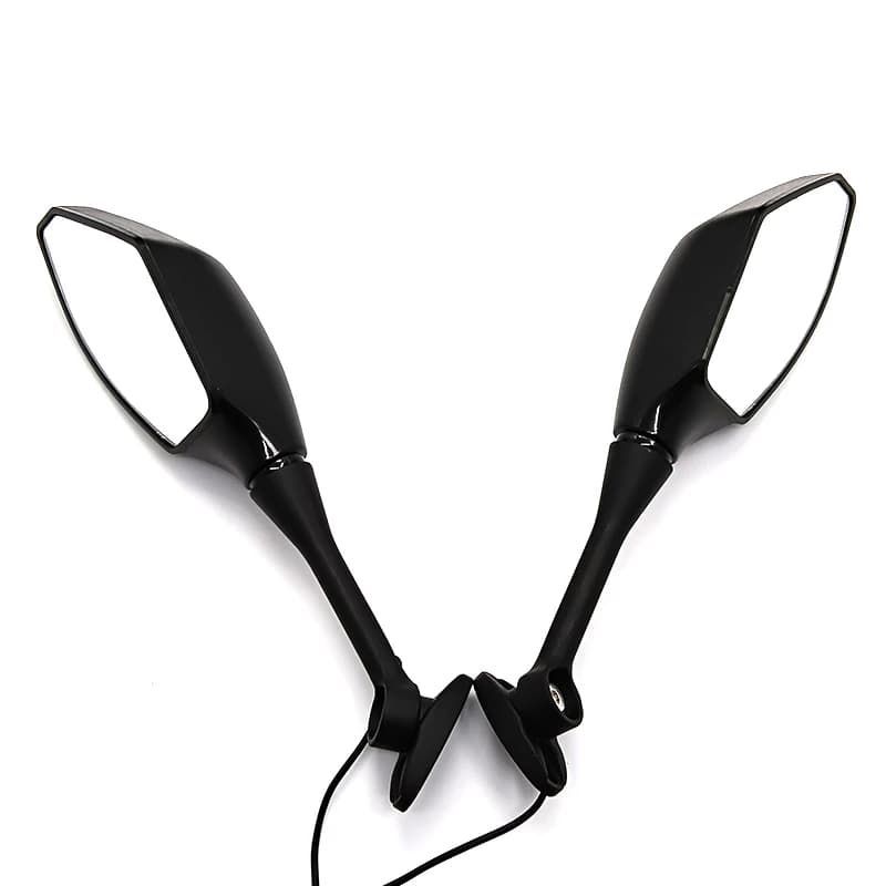 Rétroviseurs de clignotant intégrés pour moto, rétroviseur avec lumière Led, rétroviseur latéral uni