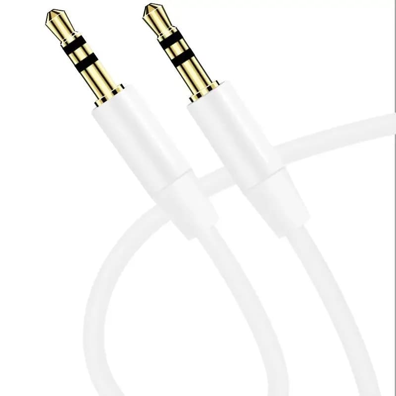 Câble d'extension audio plaqué or, câble pour voiture, Xiaomi, sauna, téléphone, haut-parleur, auxil