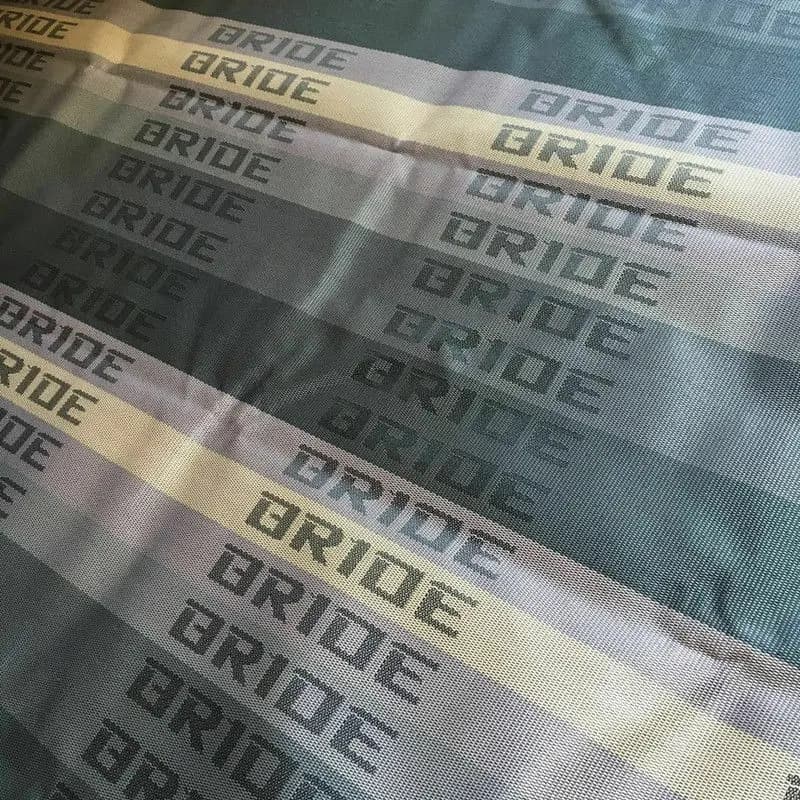 Kit de couverture de sièges de voiture de course intérieurs de mariée JDM, toutes couleurs, 1m