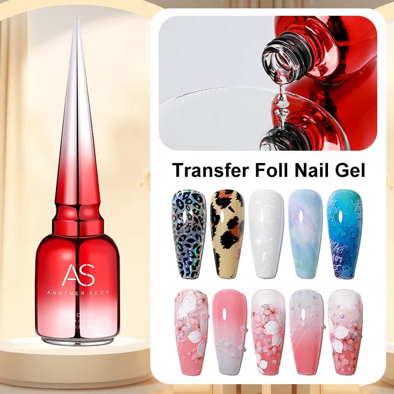 AS 15ml feuille de transfert Gel vernis à ongles tremper Led Uv Gel vernis séchage rapide étoile aut