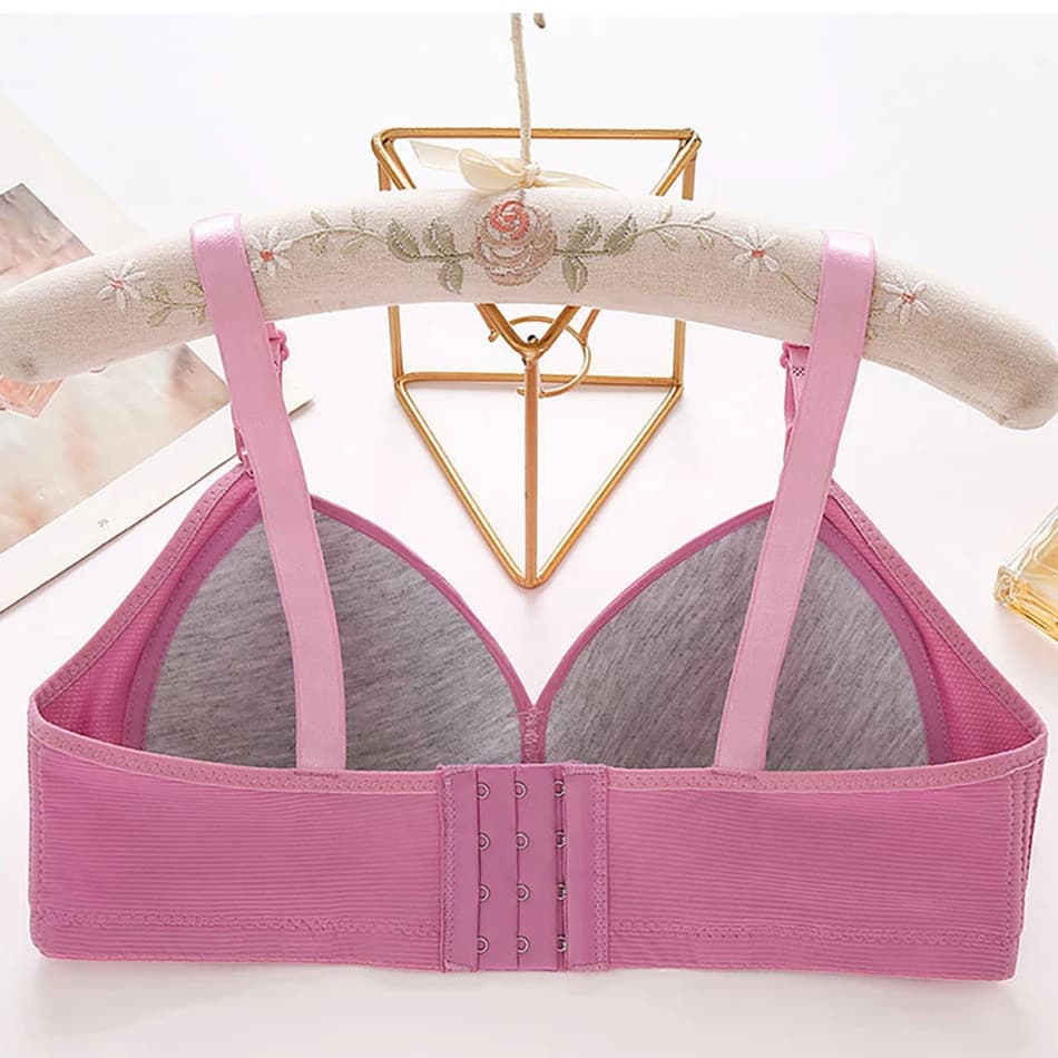 Soutien-gorge d'allaitement sans armatures, soutien-gorge à couverture complète, effet de moulage et