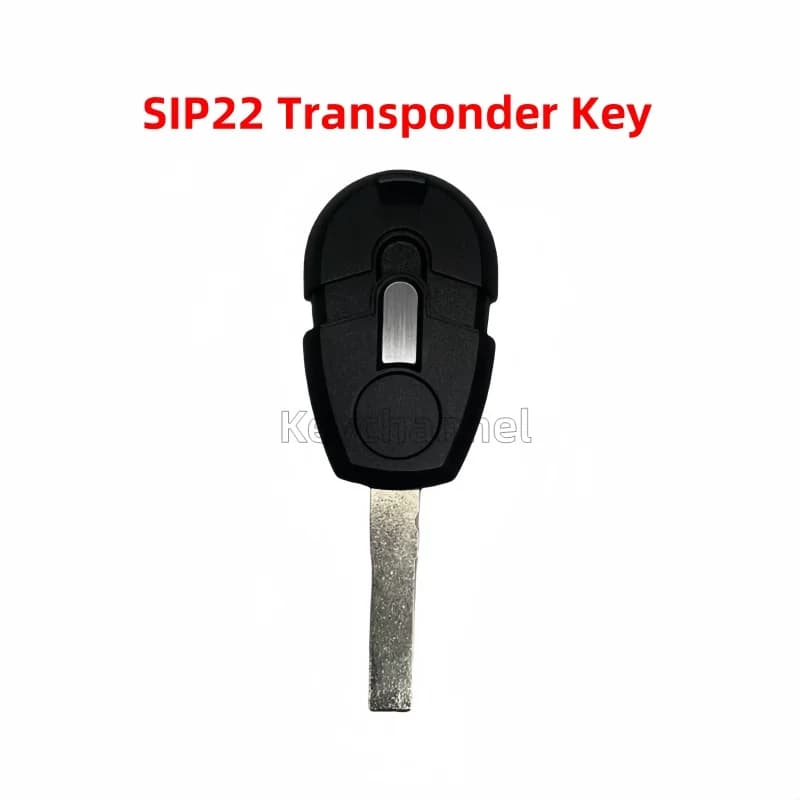 5/10 pièces Tête de clé transpondeur de rechange pour véhicule sans puce pour Fiat Positron EX300 av