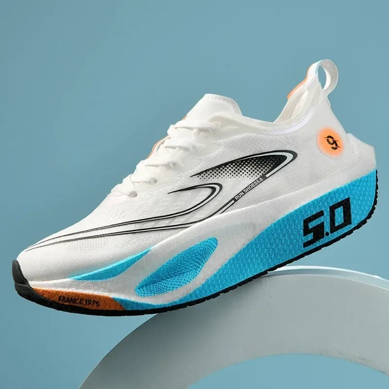 Chaussures de course unisexes avec plaque entièrement en carbone, baskets de course professionnelles