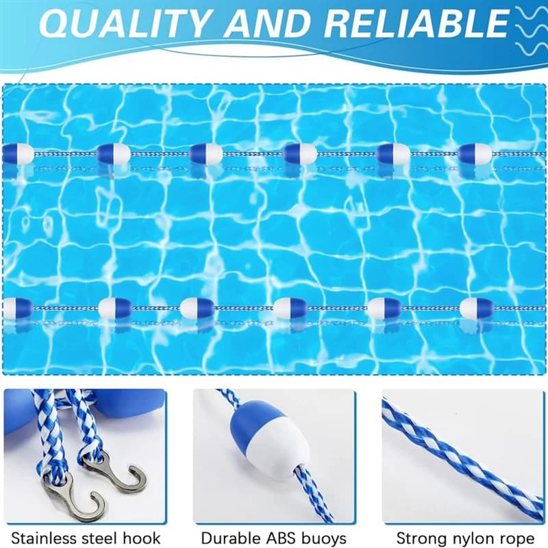 KYCOR-ligne de séparation de sécurité pour piscine, séparateur de piscine flottant pour piscines int