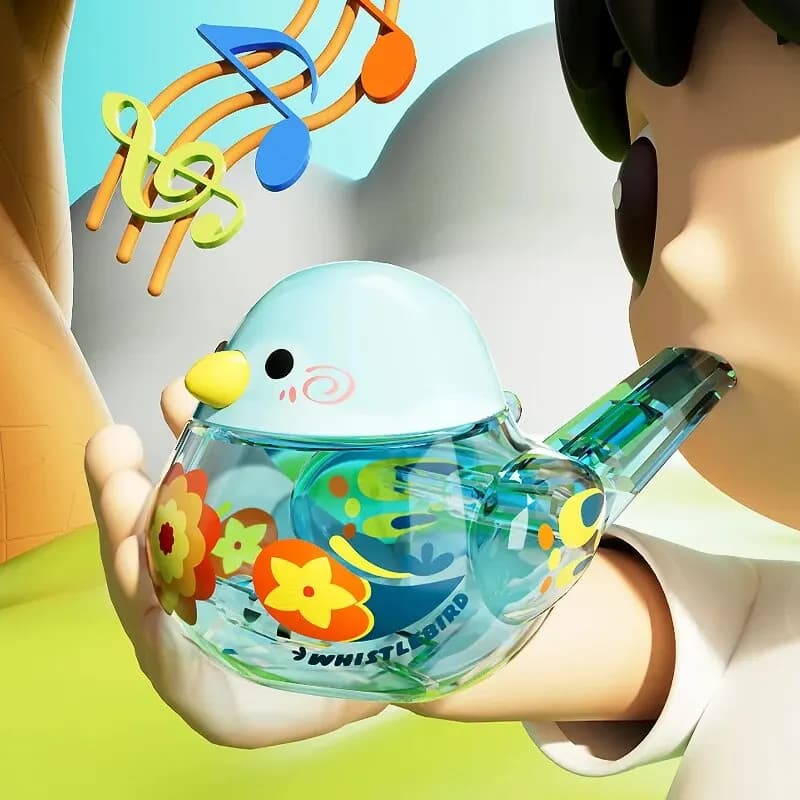 Sifflet d'oiseau aquatique pour jouets pour nourrissons et enfants, appel d'oiseau pour bébés, peut 