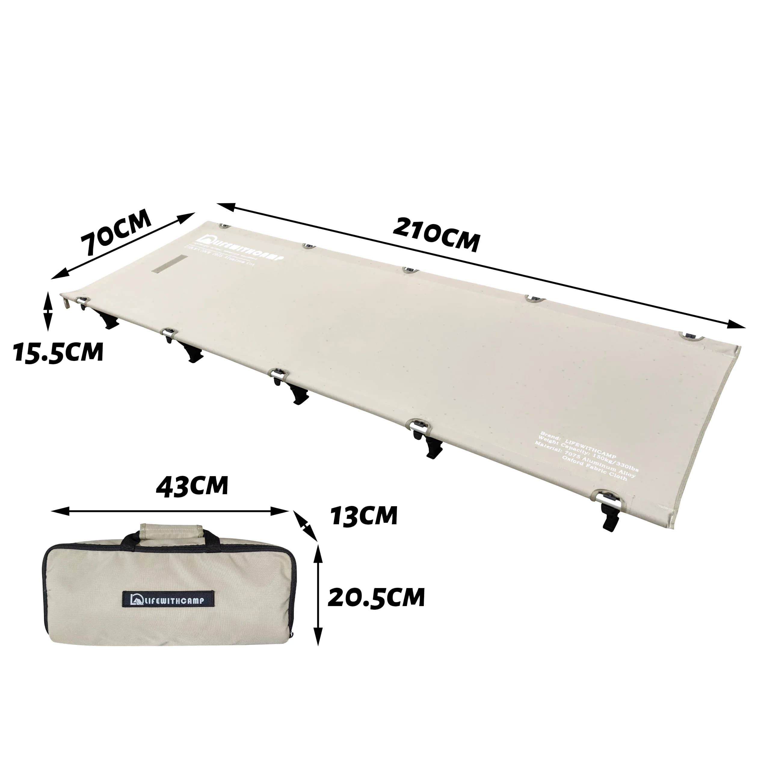 Lit de Camping pliant Portable de 70cm de large, tente compacte ultralégère d'extérieur pour Camping