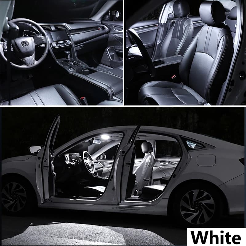 ZITWO 11 pièces LED intérieur dôme lecture coffre ampoule Kit pour Hyundai ix20 2010 2011 2012 2013 