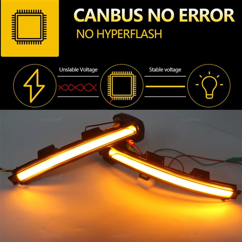 Clignotant dynamique LED pour VW Passat B8, variante Arteon, indicateur de miroir séquentiel 2015 20