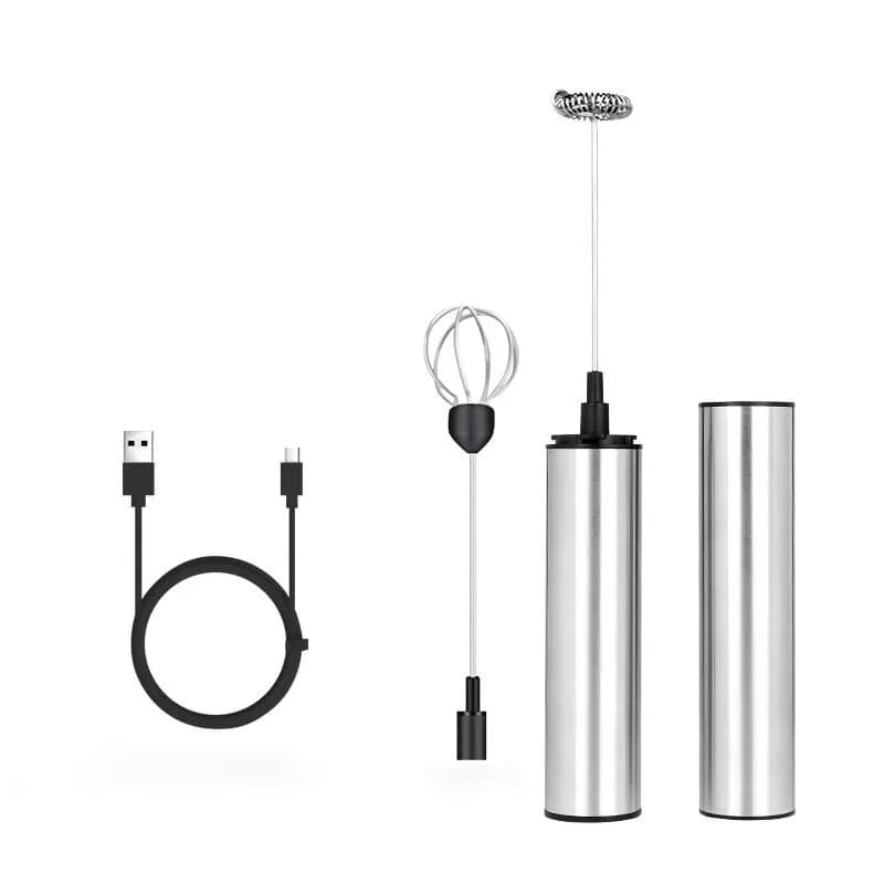 Mini mousseur à lait électrique portable aste par USB, mélangeur à café, batteur à œufs, mousseur de