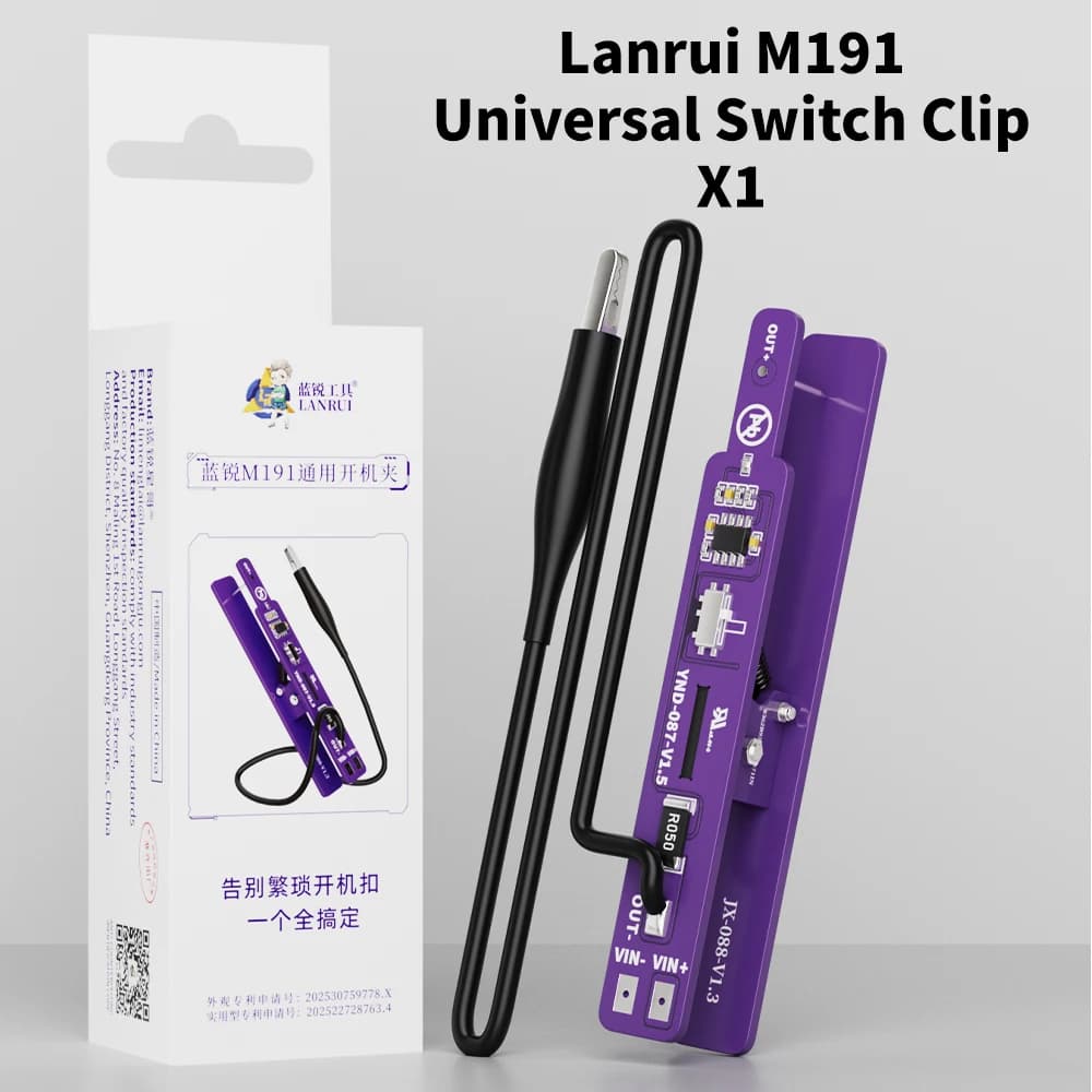Clip universel Lanrui M191 pour alimentation, détection de fuite de courant en 2 modes pour la répar