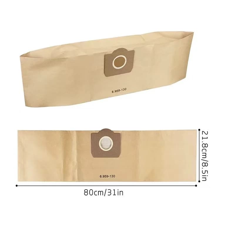 Sac à poussière de remplacement, filtre Hepa pour aspirateur Karcher WD3 Premium WD3200 WD 3300 MV3,
