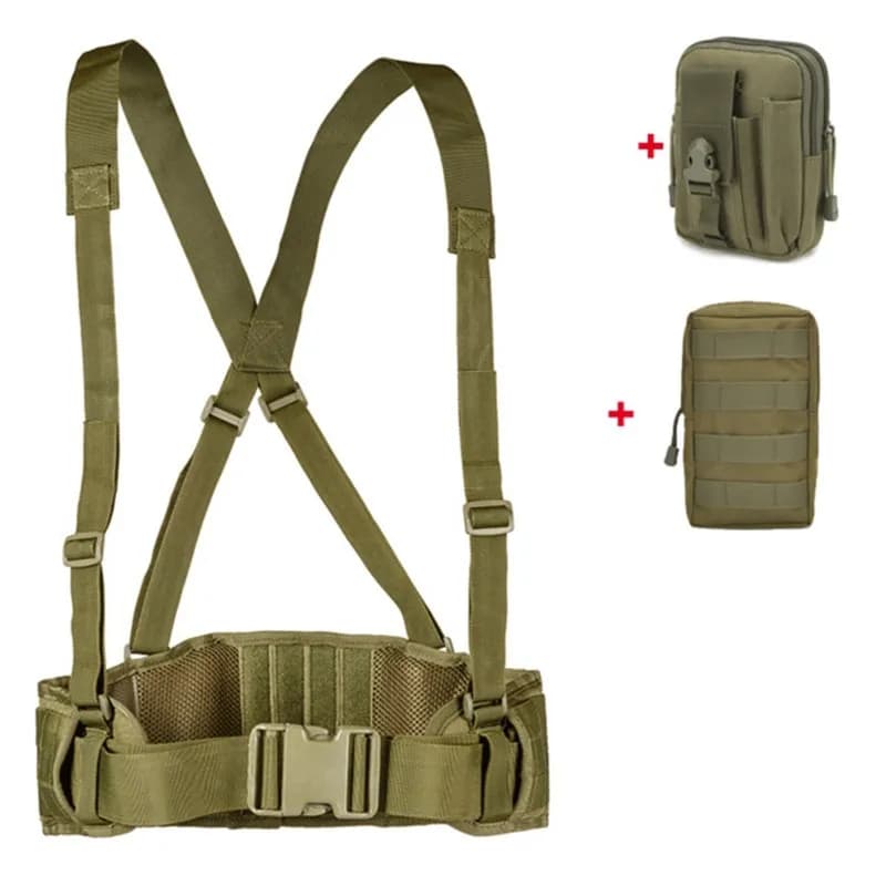Ceinture tactique militaire Molle, en Nylon spécial 1000D, pour bataille de Paintball, ceinture de C