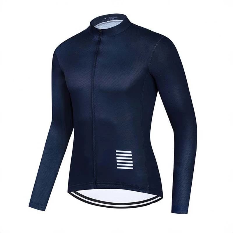 Vêtements de cyclisme en plein air pour hommes, chemises de cyclisme blanches à manches longues, vêt