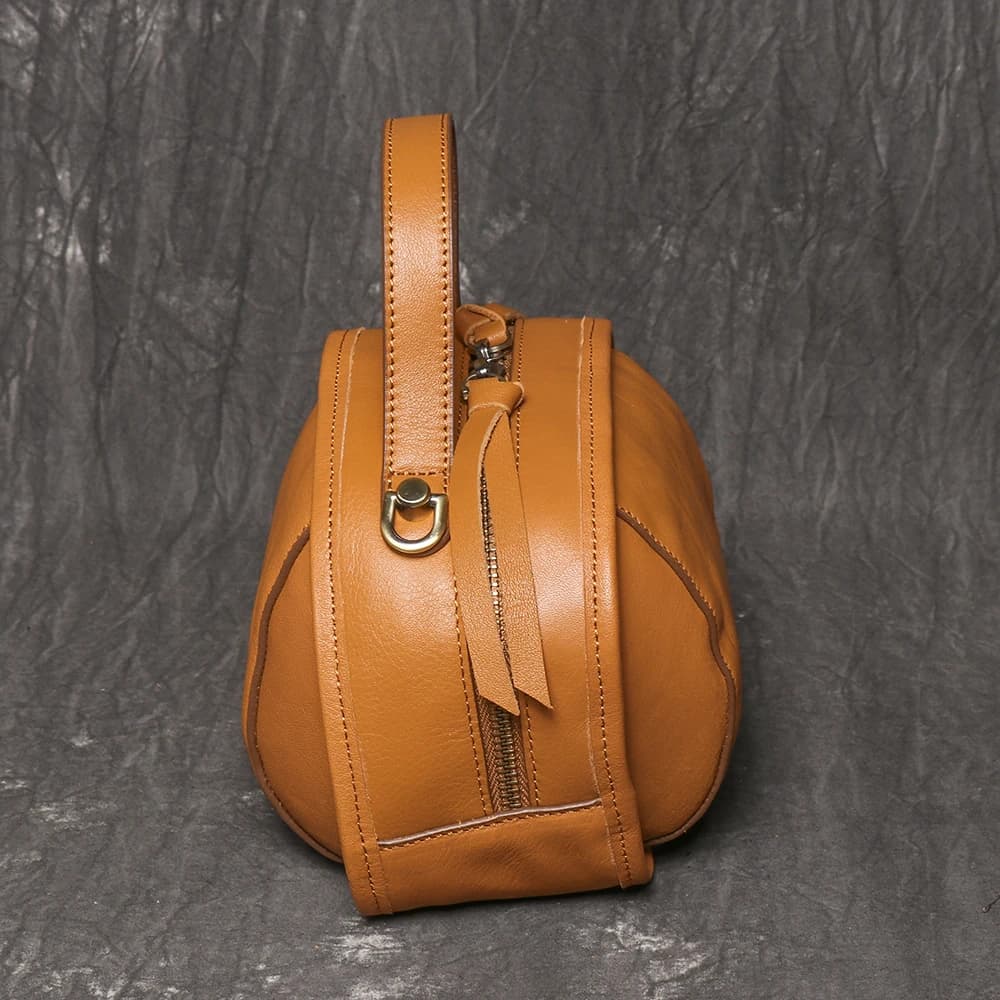 LUOKIR – sac à bandoulière en cuir véritable pour femmes, couche supérieure en peau de vache, sac à 