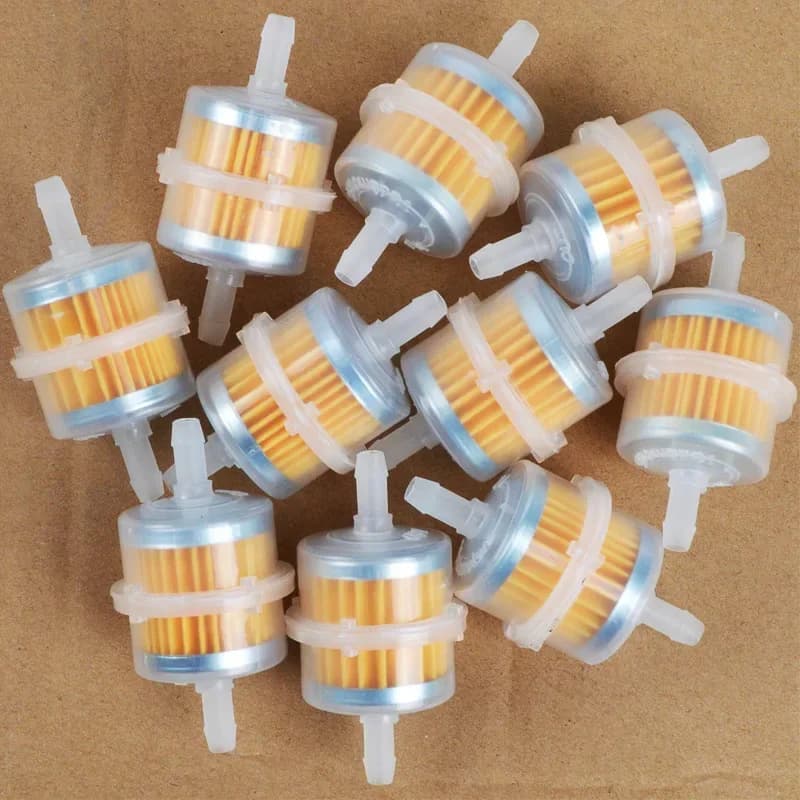 Filtre à gaz/carburant universel en ligne, 6MM-8MM 1/4 ", pour tondeuse à gazon, petit moteur, acces