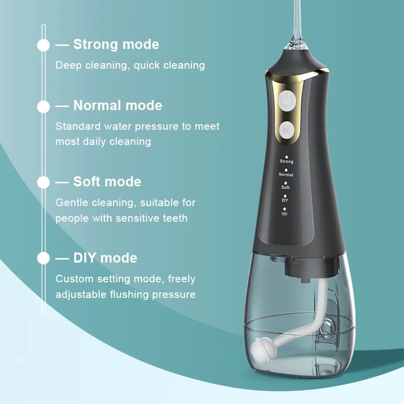 Irrigateur dentaire Xiaomi, mode DIY, 5 jets, irrigateur à eau, nettoyage buccal, machine à laver la