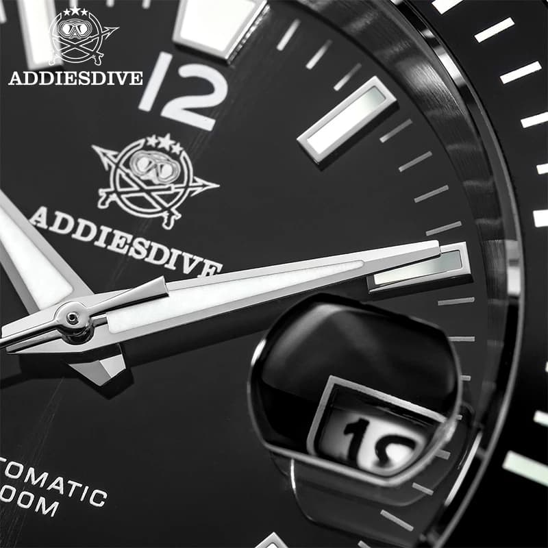 ADDIESDIVE nouvelle montre de plongée cadeau hommes 8215 automatique saphir AR revêtement verre céra