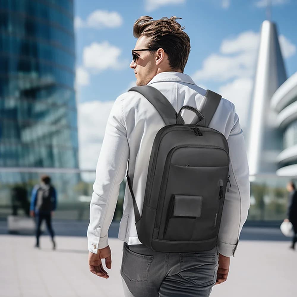 Heroic Knight-Sac à dos étanche pour homme, sac de travail multifonction, sac pour ordinateur portab