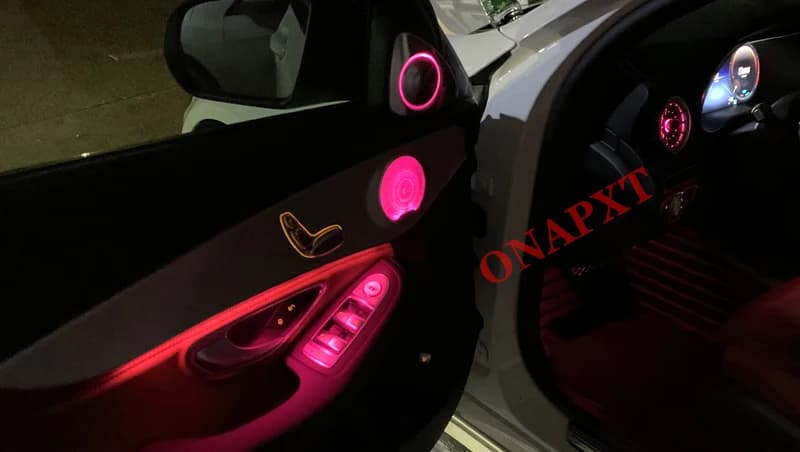 Pour Mercedes Benz Pour AMG Atmosphere LED C/GLC Coupé 2014-2022 X253 W205 Lumière d'ambiance Turbin