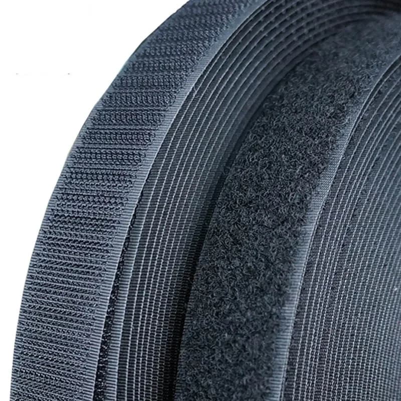 Bande de fixation Non adhésive à coudre sur crochet et boucle, 5 mètres, bandes arrière en Nylon, fi
