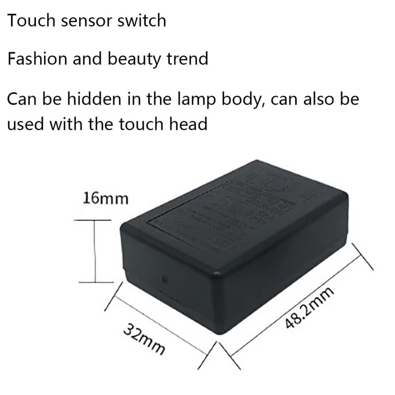 Gradateur intégré 25 ~ 150W de contact de doigt de 3 voies LD-600S pour la lumière de la lampe 3-25W