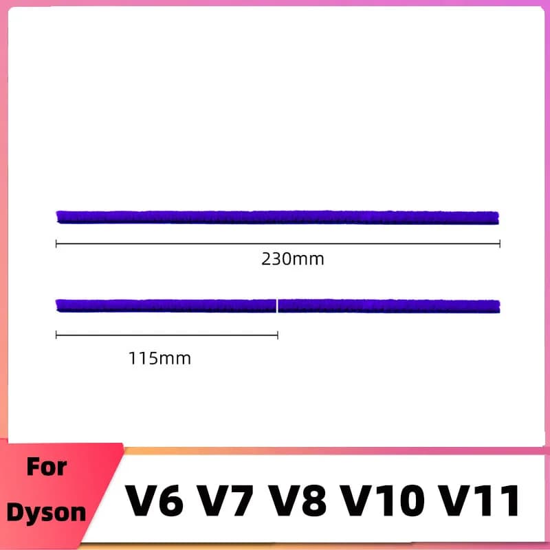 Bande de remplacement en peluche douce pour Dyson V6 V7 V8 V10 V11, tête de nettoyage à rouleau soup