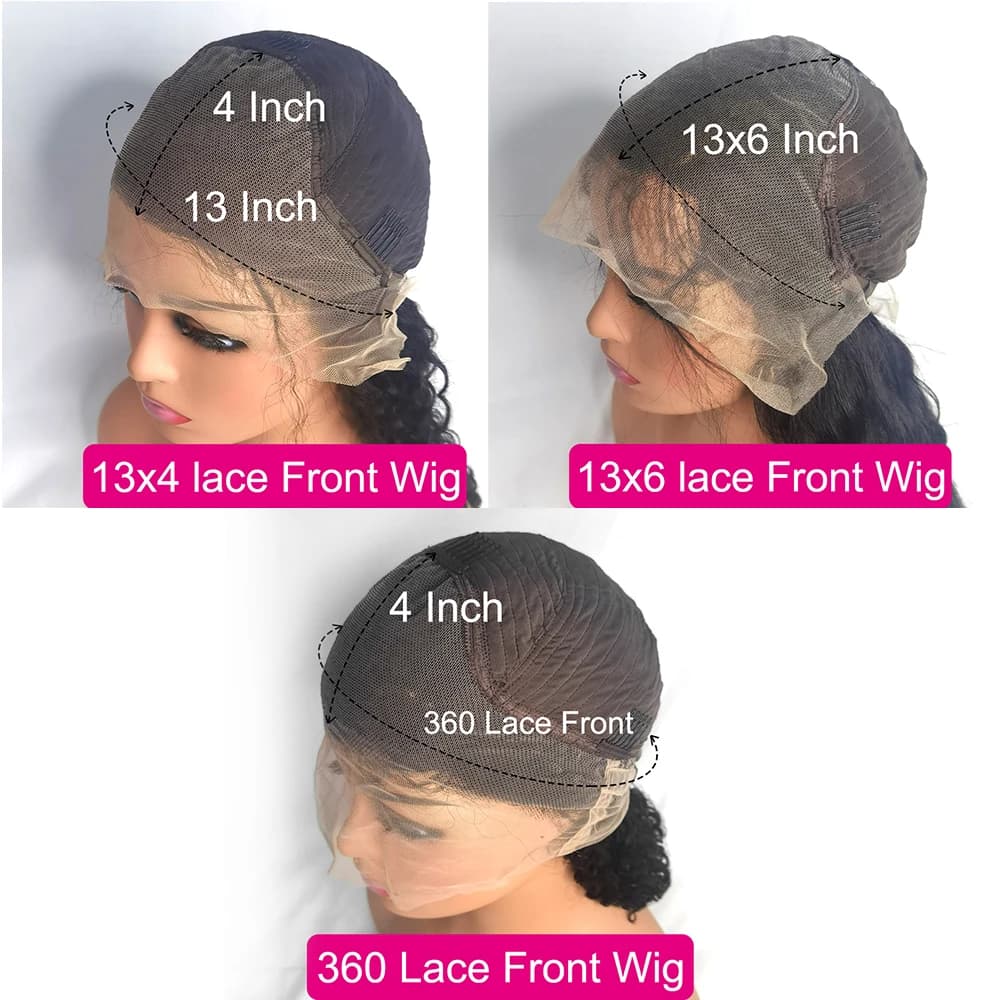 40 pouces eau vague profonde 13x4 13x6 Hd dentelle frontale perruques cheveux humains 360 Transparen