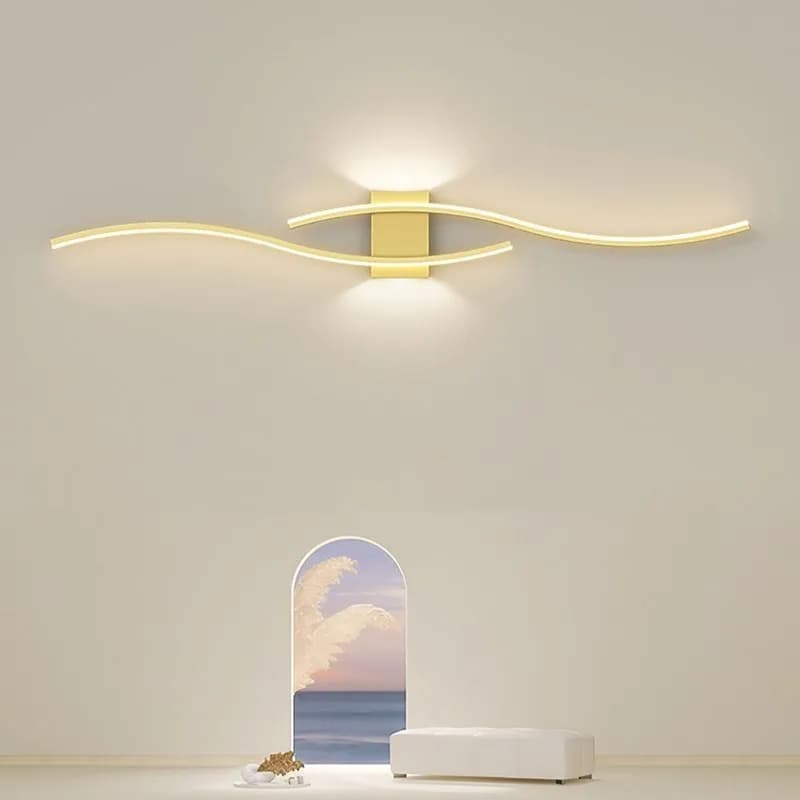 Moder mur LED lampe longue bande appliques TV fond éclairage décoratif pour chambre salon maison int