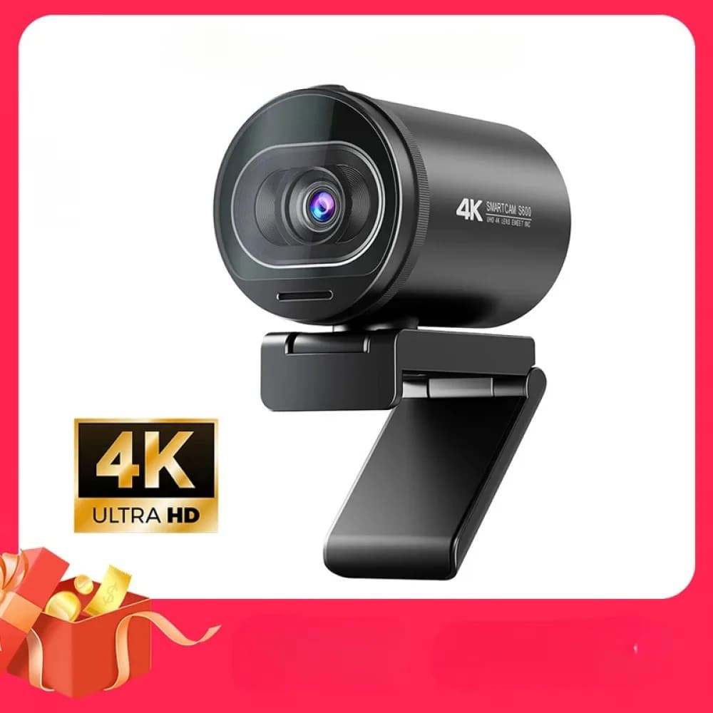 Webcam 4K pour Streaming, Caméra Web 1080P 60FPS, Caméra USB avec Autofocus, Caméra pour Streaming e