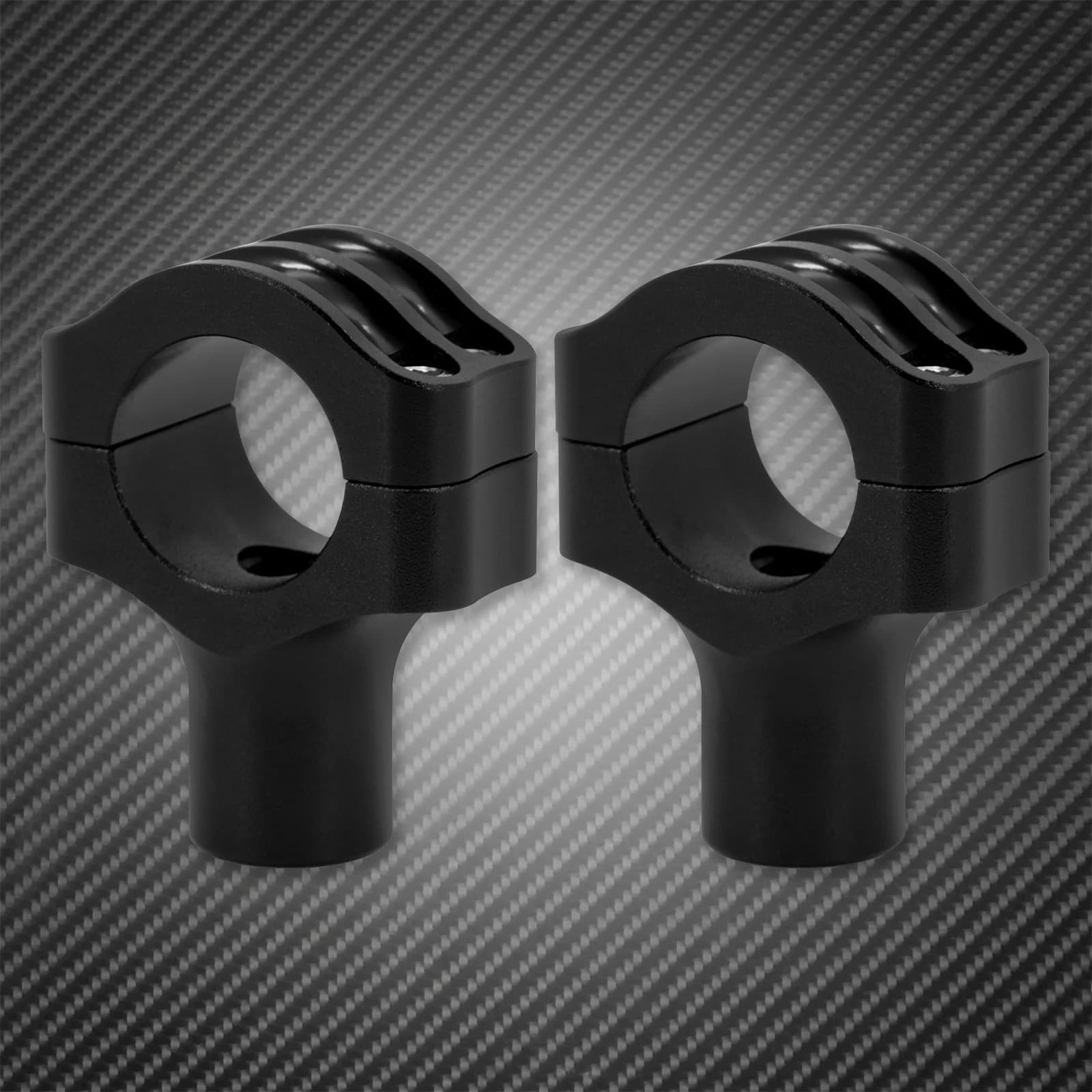 Kit de montage de pinces de guidon universel pour moto, 1.25 pouces, noir/Chrome, pour Harley Sports