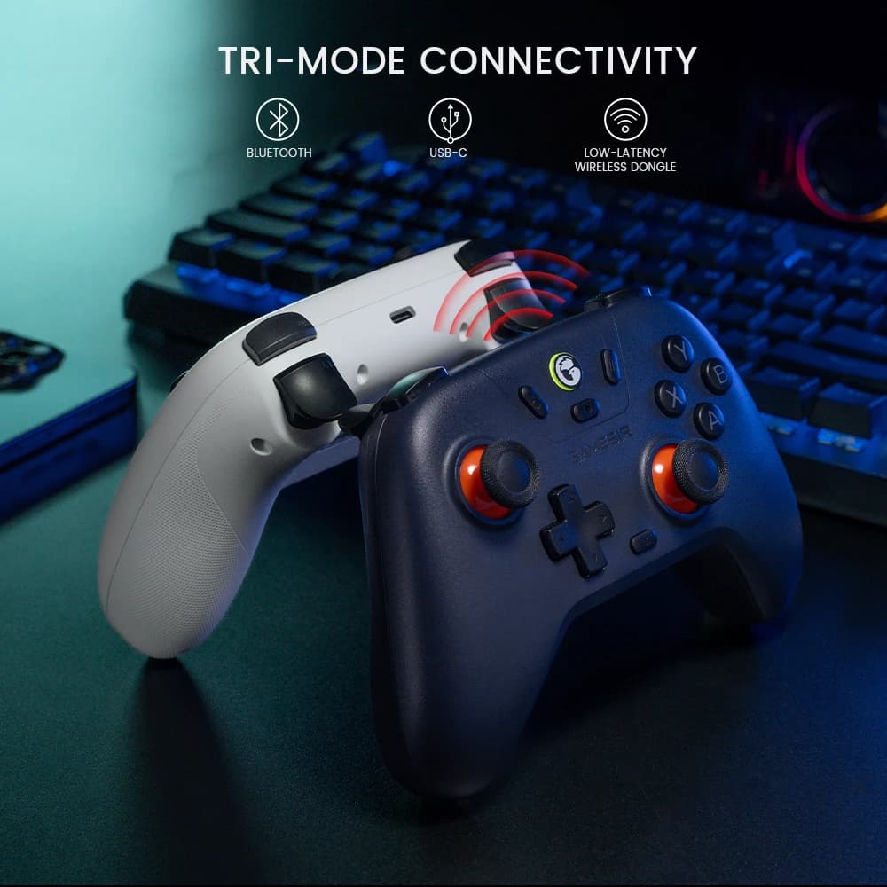 Manette de jeu sans fil GameSir Nova Lite, contrôleur de jeu Bluetooth avec effet Hall pour Switch, 